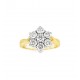 Pre Owned 18ct Diamond Cluster Ring ZX897